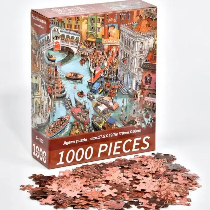 Puzzle de 1000 pièces 70x50CM pour adultes, défi créatif de décompression thérapeutique, décoration créative pour la maison, cadeau idéal