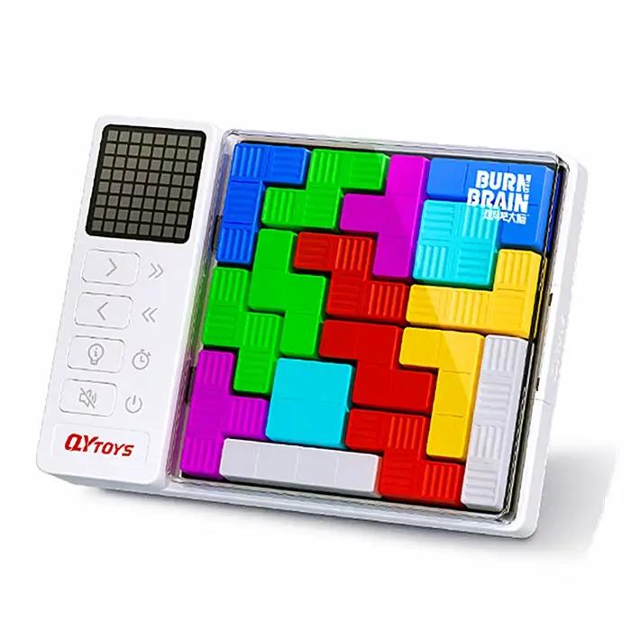 QiYI Smart Klotsk Puzzle logique cerveau Teaser série Huarong route jeu de société début éducatif éclairant jouets enfants cadeau