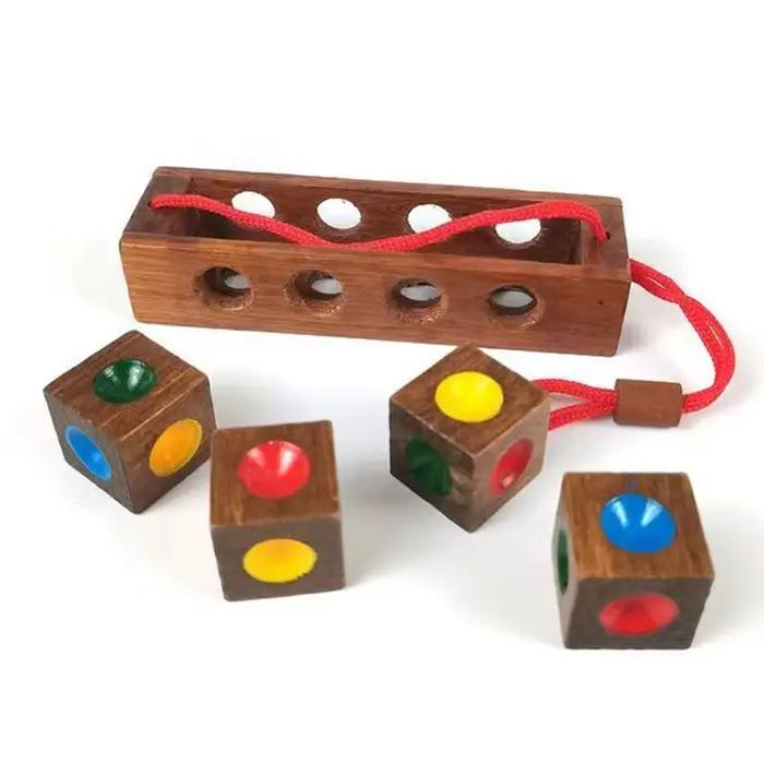 Cubes de Couleurs Correspondants Puzzle 3D Jouet Éducatif pour Enfants Ados et Adultes Défis Mentaux Occasions Spéciales