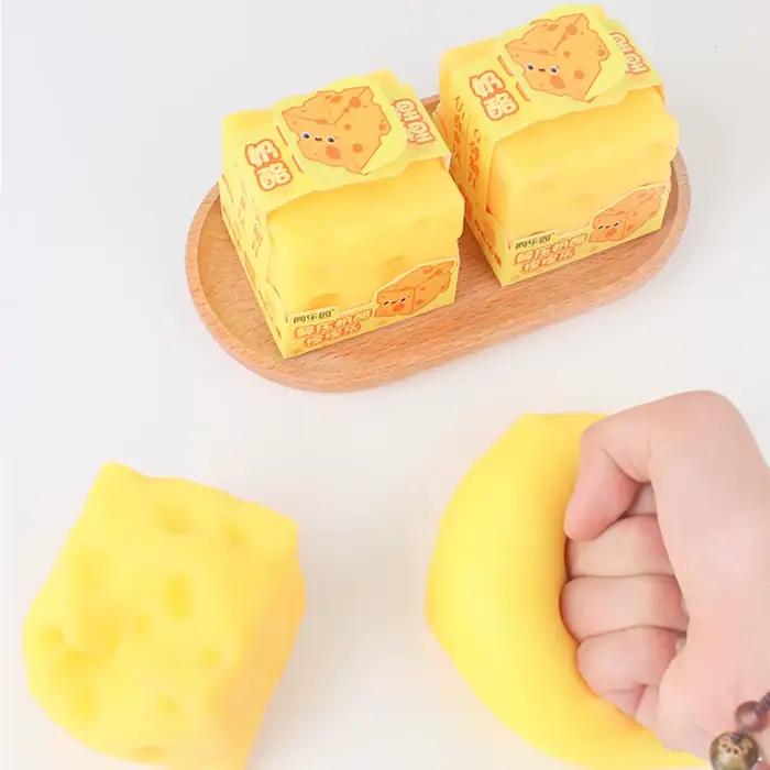 Squishy Fromage Carré Moelleux Doux Pour Réduction du Stress Jouet Sensoriel Animaux et Nature Occasions Spéciales