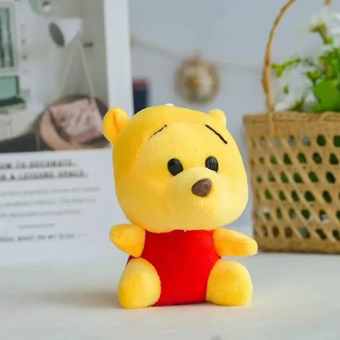 12-20 cm Winnie l'ourson ours tigre cochon Anime mignon dessin animé poupées en peluche jouets porte