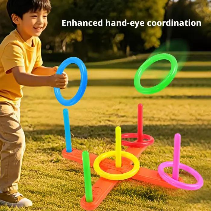 Jouets de lancer d'anneaux pour l'éducation précoce