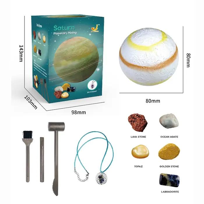 Ensemble d'Exploration Archéologique Jouets Éducatifs Planètes Minéraux Outils Fouilles Pour Enfants Occasions Spéciales