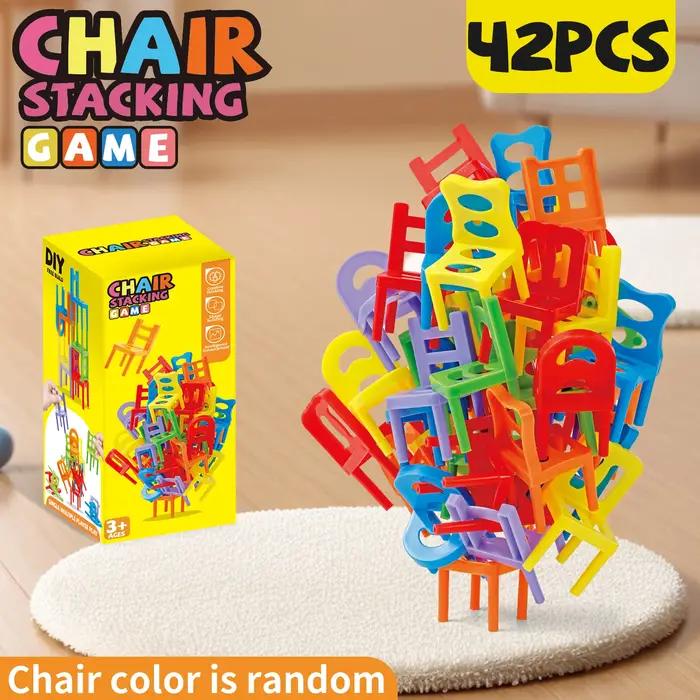 Jouets éducatifs, ensemble de jouets empilables pour chaises