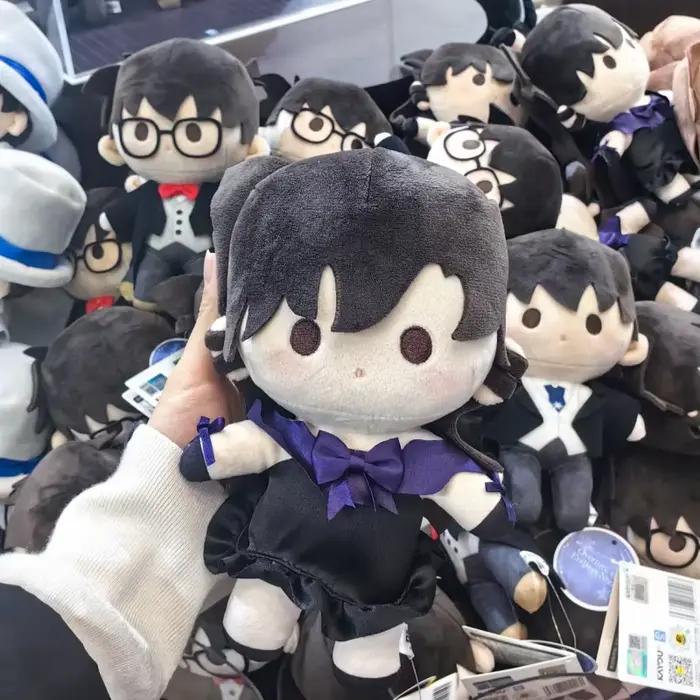 KAYOU détective Conan overturation à la nuit éternelle 20 cm poupée en peluche Kaitou Kiddo Kudou Shinichi Mouri Ran Anime périphérique jouet cadeaux