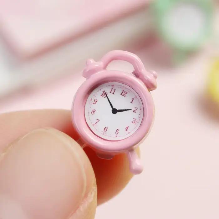 Mini Réveil en Métal à Échelle 1:12