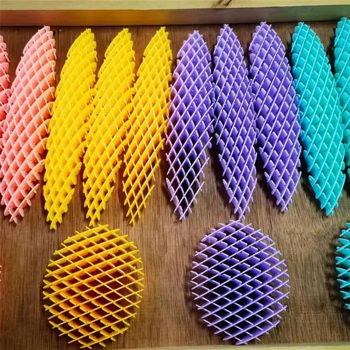 Créatif 3D décompression Vent radis maille élastique ver guérison