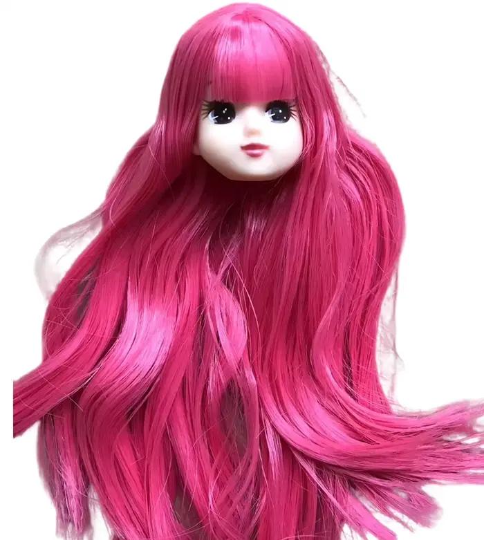 Licca – tête de poupée originale mignonne pour petite fille, tête chauve, plantation de cheveux, têt