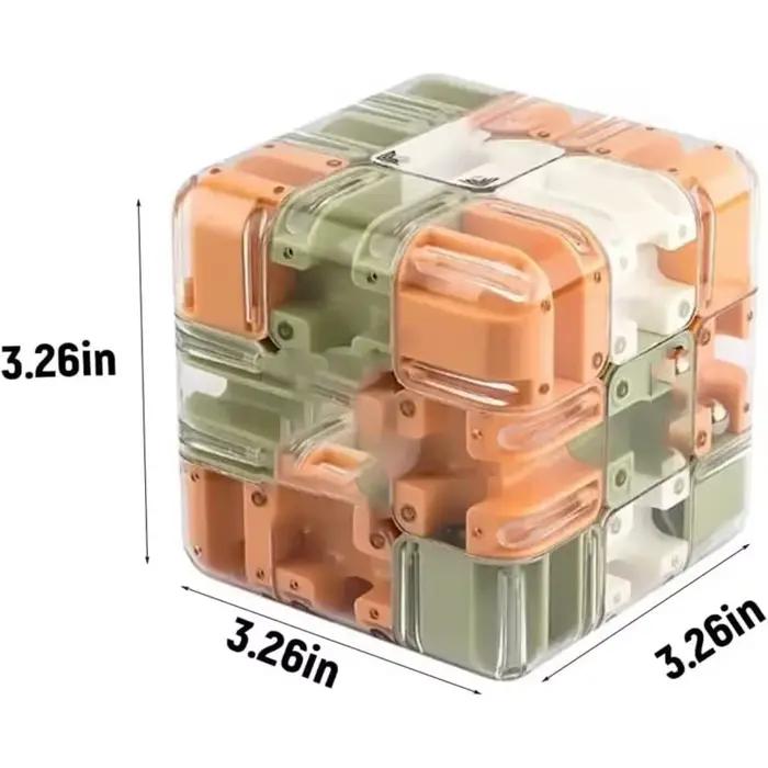 Cube de puzzle labyrinthe 3D en plastique pour adultes et adolescents jeu de casse-tête entraînement de mise au point occasion spéciale