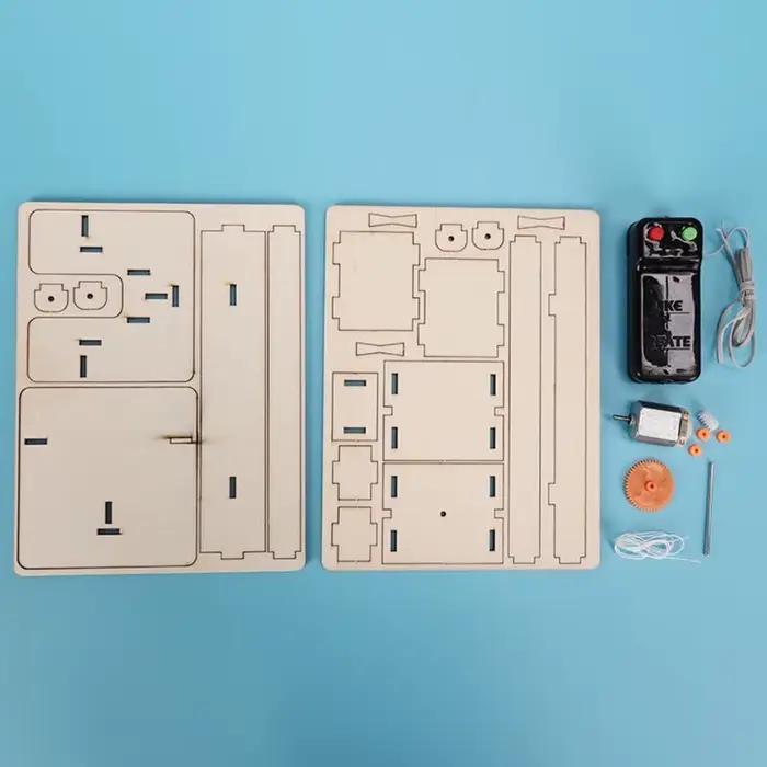 Kit de puzzle d'expérimentation scientifique, jouets éducatifs créatifs, modèle d'ascenseur électrique DIY, aides pédagogiques scolaires