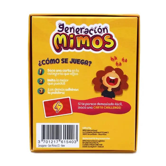 Jeu de plateau familial amusant avec 400 cartes de mimiques pour enfants et adultes jouer ensemble occasions spéciales