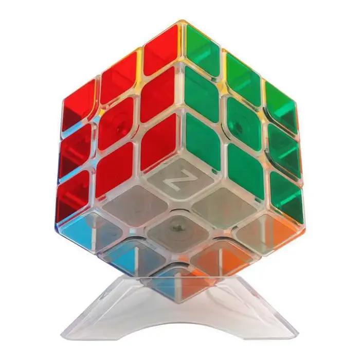 Cube de puzzle transparent 3x3x3 en plastique pour adolescents et jeunes adultes, jouet éducatif et cadeau idéal pour les occasions spéciales