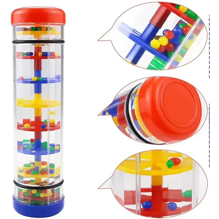 TeWindsor-Bâton de Pluie Musical pour Bébé de 1 à 2 Ans Accessoires de Jouets pour Nouveau-Né Martea