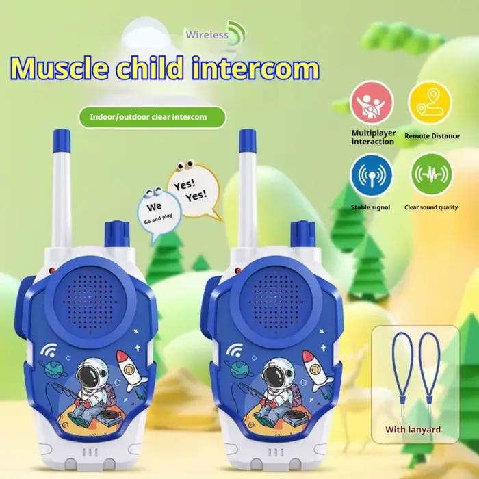Talkie-walkie 2 pièces, jouets pour enfants, talkie-walkie sans fil, interaction parent-enfant, interaction d'amis, interphone, communication