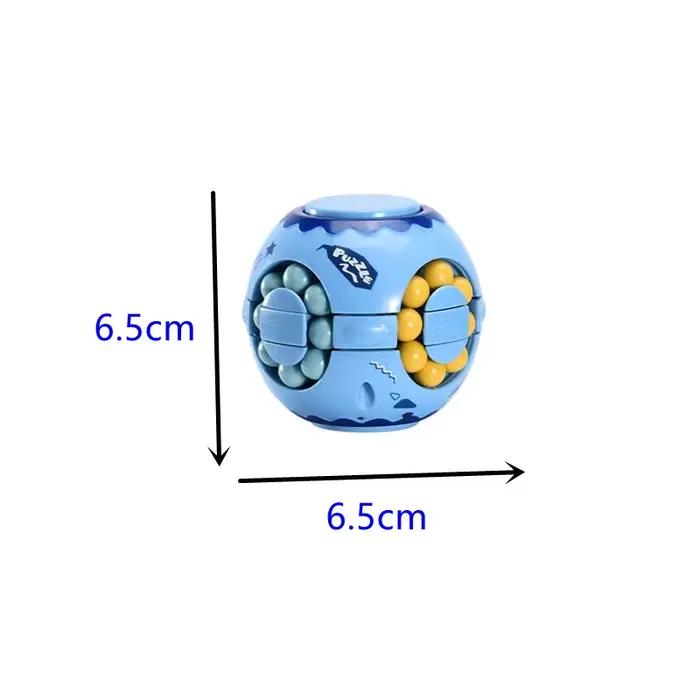 Cube de doigt d'intelligence de haricot rotatif pour enfants, gyroscope de doigt, Cube anti-stress,