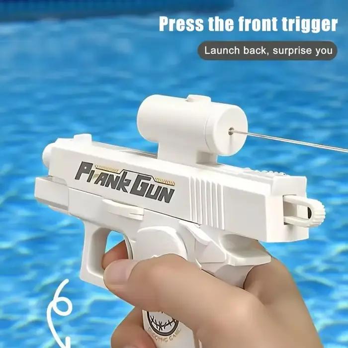 Pistolet à eau inversé double face mini jeu d'eau pour enfants occasions estivales sociales et développement physique