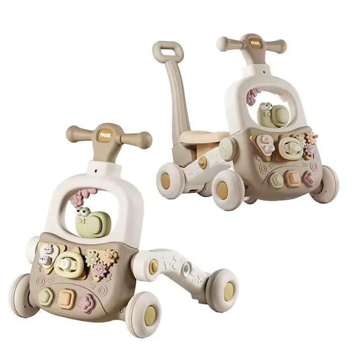 Table de jeu pour enfants, jouet d'apprentissage à marcher, poussette multifonctionnelle pour bébés