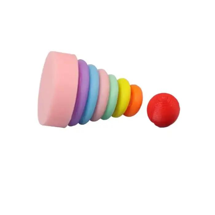 1 ensemble de Micro scène de décoration Miniature pour maison de poupée, petit seau en bois, blocs d'assemblage, modèle pour accessoires de poupée