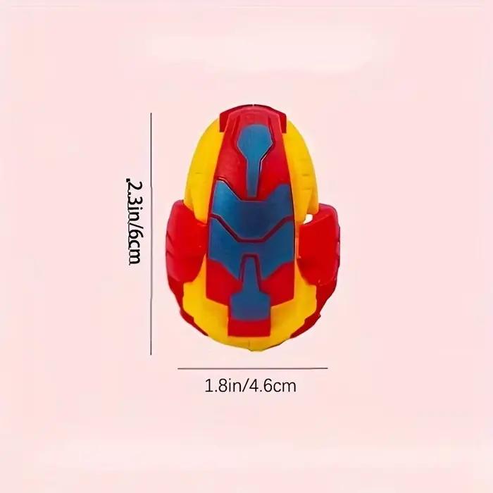 Ensemble de jouets œufs de combat transformables