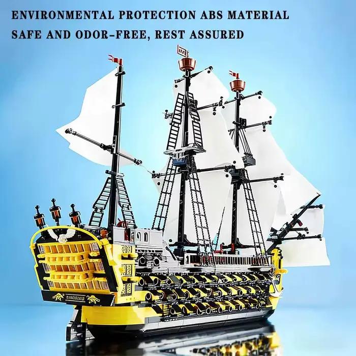 Blocs de construction de navire pirate du film Endeavour