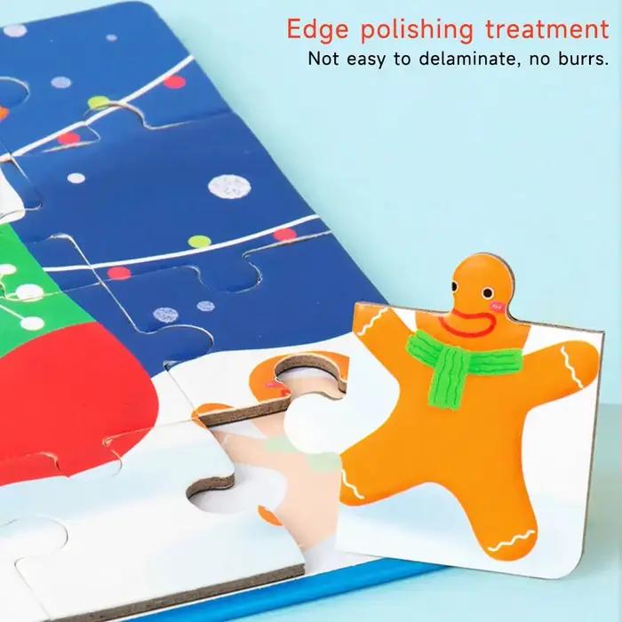 Puzzle magnétique de Noël animal de compagnie pour enfants et adultes, jouet éducatif, jeu de décoration et célébration de Noël, cadeau pour les fêtes