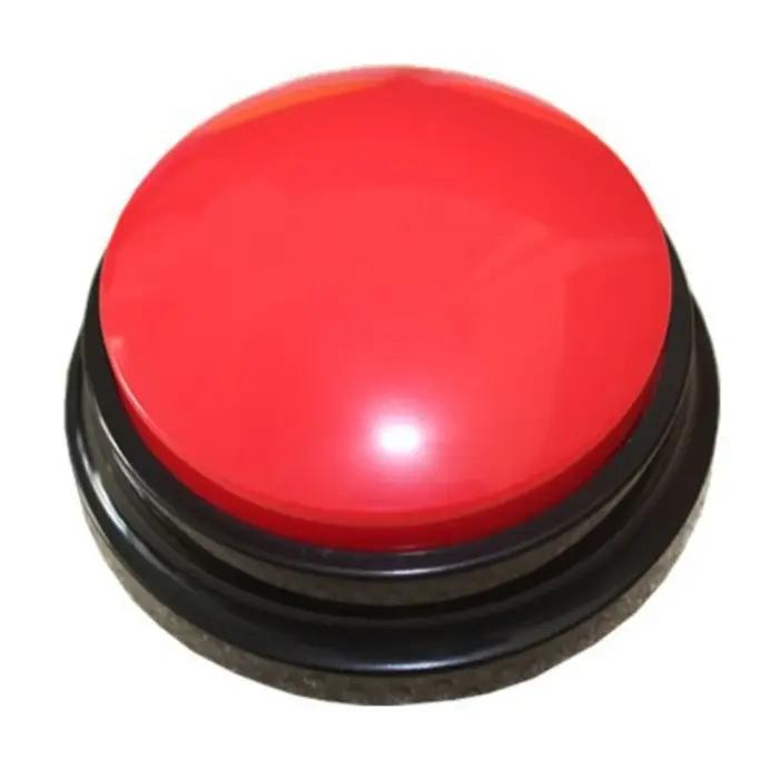 Bouton parlant enregistrable, jouet interactif pour enfant, phonographe, Buzzer de réponse, enregistrement Portable, bouton sonore, fabricants de bruit de fête
