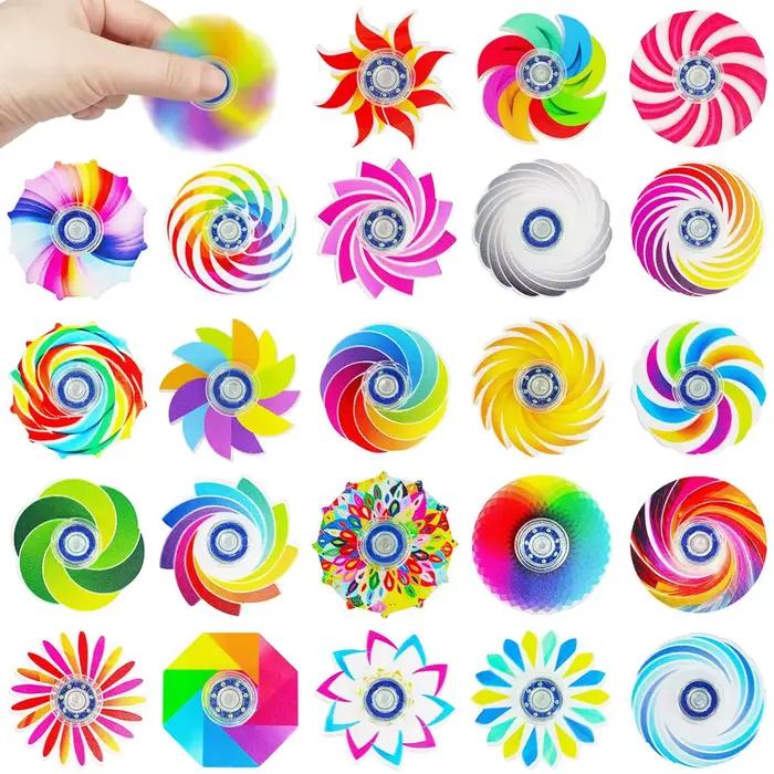Mini Fidget Spinners, 24 pièces
