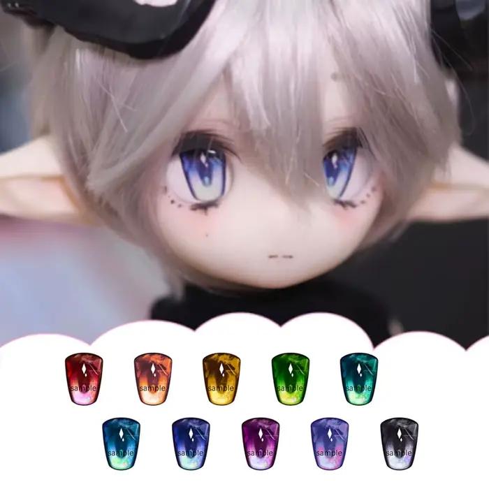 Yeux de poupée BJD en acrylique, globes oculaires pour 1/12, 1/8, 1/6, 1/4, 1/3, SD, accessoires de