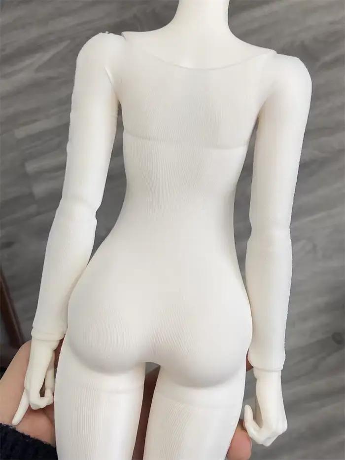 Vêtements de poupée BJD pour hommes et femmes, costume anti-embau, pantalon de sangsues blanches, co