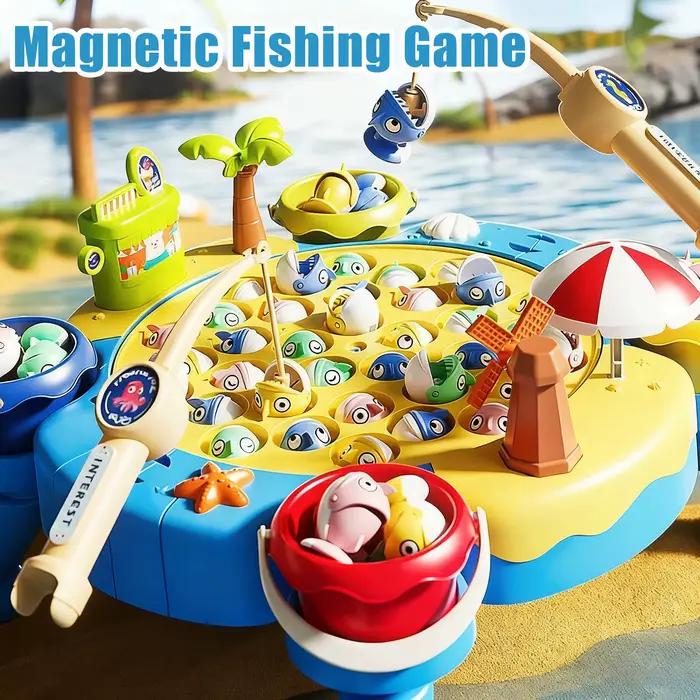 Jouet de pêche magnétique éducatif pour enfants développement motricité fine concentration jeu coopératif occasions spéciales anniversaire noël