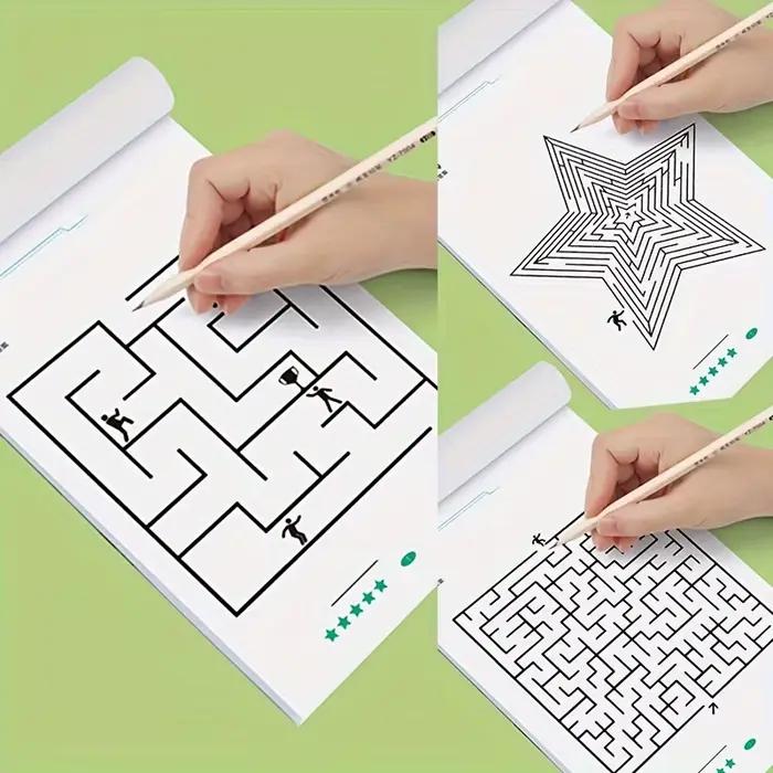 Livre de puzzle labyrinthe : Jouet anti-cérébrale pour garçons et filles
