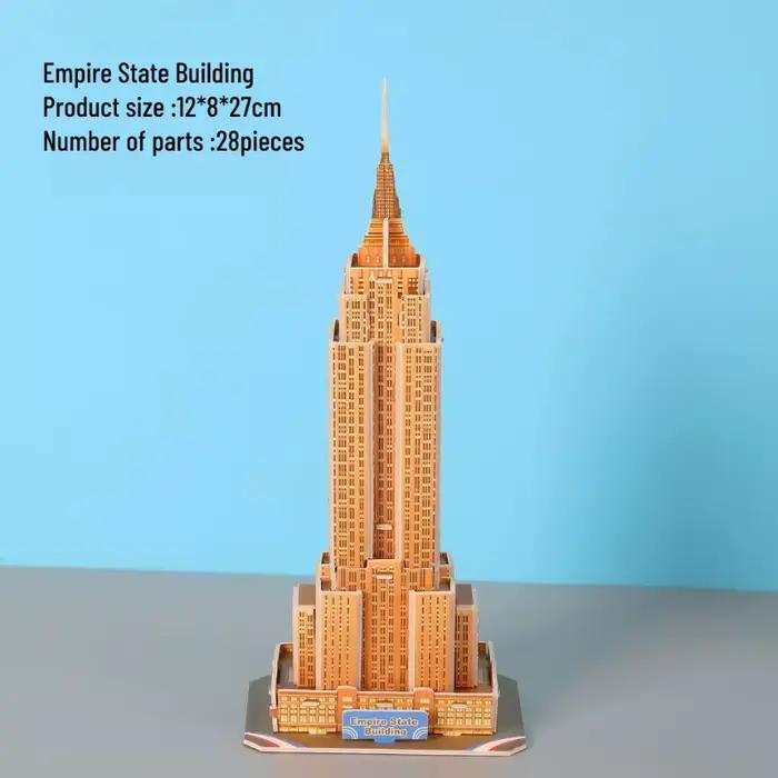 Puzzle 3D de construction de renommée mondiale