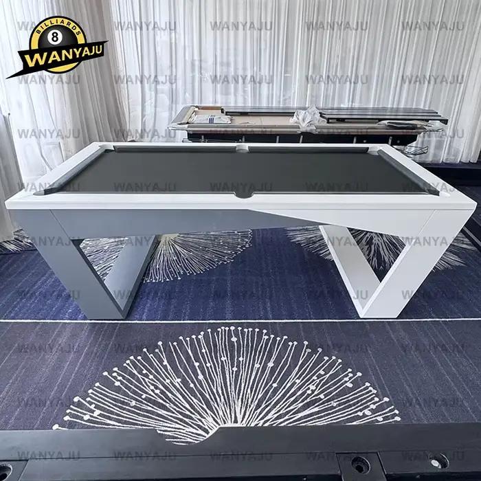 Table de billard multi-jeu de tennis de table Tavolo 3 en 1 avec table de billard supérieure de rest