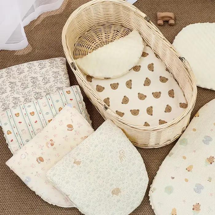 1 pièce de nouveau tapis de berceau pour bébé, accessoire de poussette, tapis de voiture pour berceau, fabriqué en velours doux et chaud antidérapant