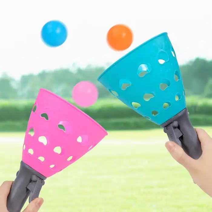 Jeu de balle d'attrapage d'intérieur et d'extérieur pour enfants, jeux familiaux, activité de plein air été plage fête interaction