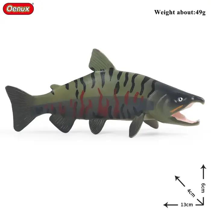Oenux modèle de vie marine poisson clown saumon basse océan marin figurines d'action animaux PVC haute qualité éducation Miniature plage enfant jouet
