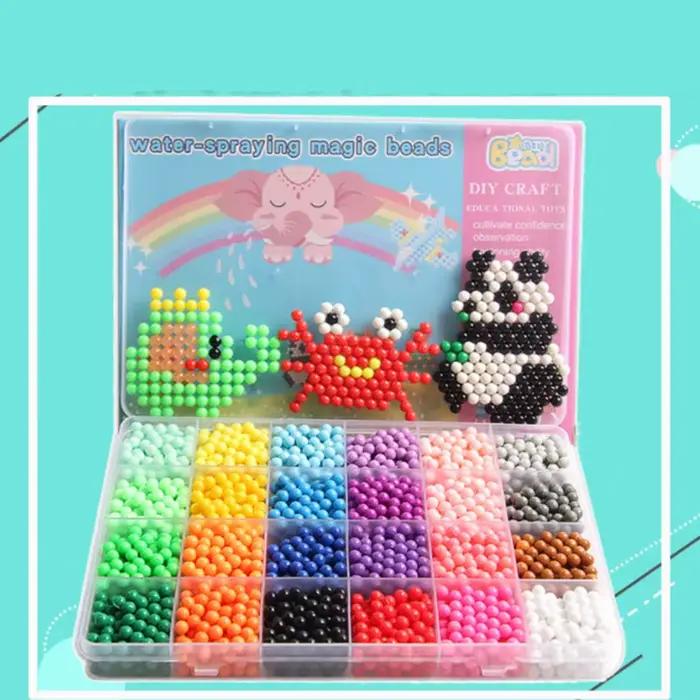 Ensemble de perles magiques à pulvérisation d'eau, 36 couleurs, 5 mm, pour puzzle, bricolage, jeux d