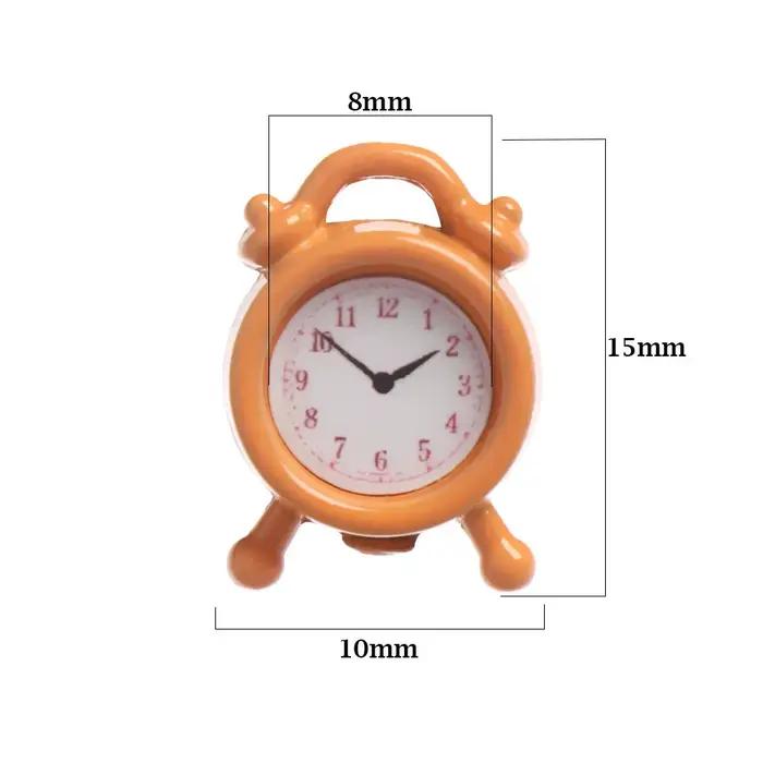 Mini Réveil en Métal à Échelle 1:12