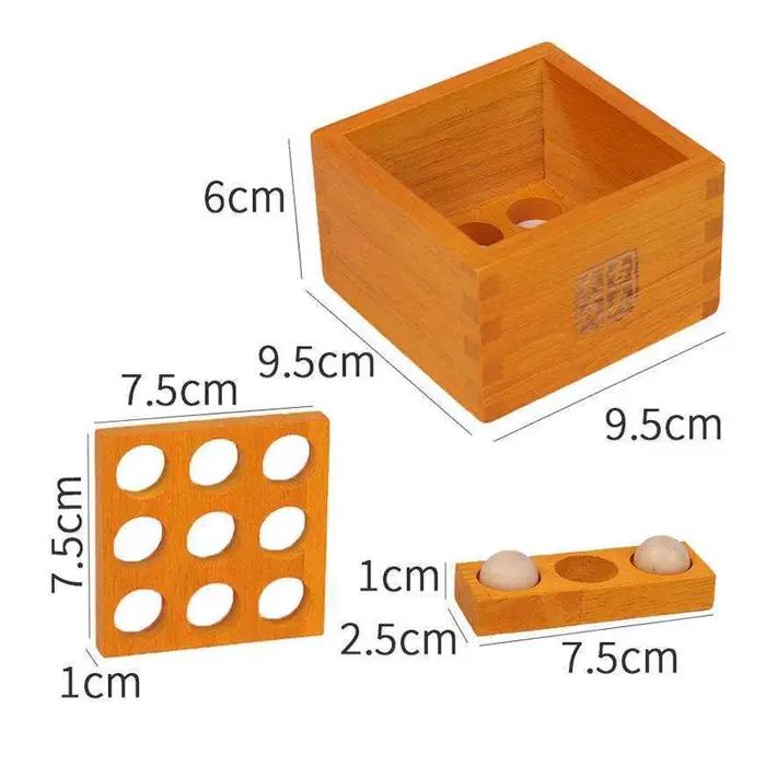 Puzzle Casse-Tête en Bois Difficile pour Enfants et Adultes Avec Trente-Six Stratagèmes Jouets de Défis Mentaux Occasions Spéciales