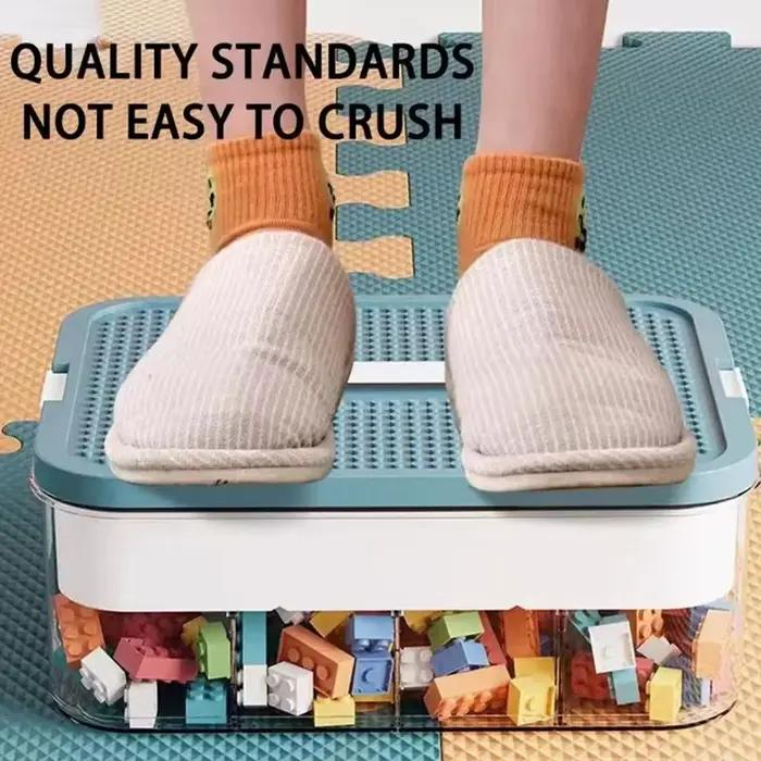 Boîte de rangement de blocs de construction pour enfants