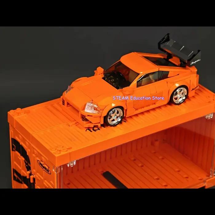 PB 8815 Ville Supra Vitesse Blocs de construction de voiture de course modèle A80 JDM