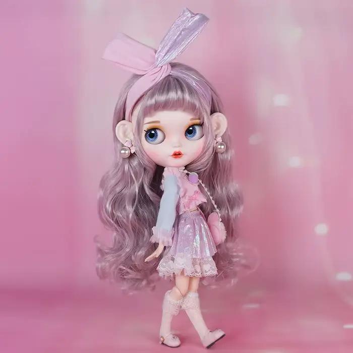 ICY DBS – poupée Blyth 1/6 BJD, corps articulé, peau blanche, visage mat, Combo spécial, jouet 30cm