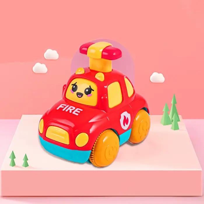 Voitures jouets pour bébé 12 à 18 mois camion de dessin animé jouets éducatifs voitures à tirer pour tout-petits occasions spéciales pour garçons