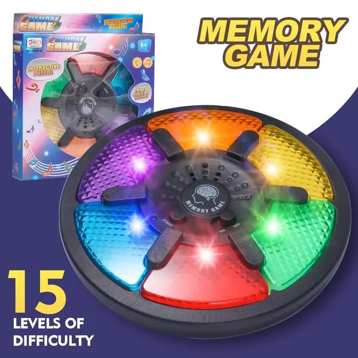 Machine de jeu de mémoire électronique avec lumière et son, puzzle, jouet coule créatif, entraînemen