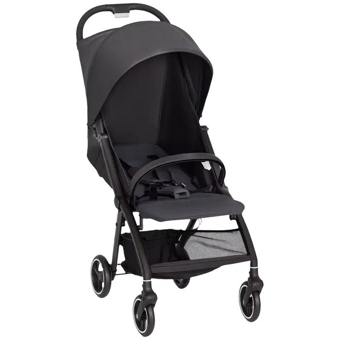 Poussette pliable pour bébé avec dossier inclinable