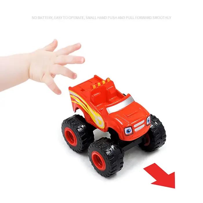 Jouets de voiture monstre flamme et machine Blaze Camion broyeur russe jouet occasionnel pour enfants passionnés d'aventure et de mécaniques épiques
