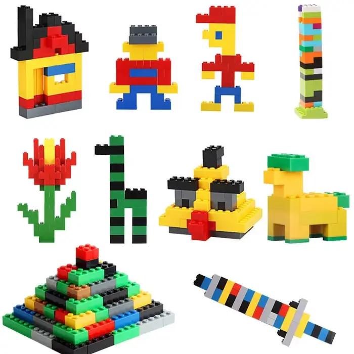 Bricolage blocs de construction créatifs grand ensemble ville