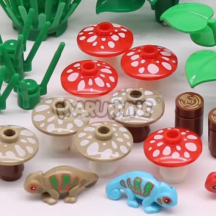 Marumine 40 pièces MOC briques champignon 12992 blocs de construction