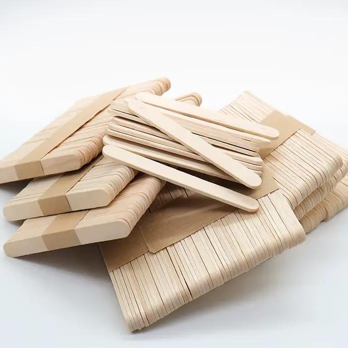 50/100 pièces bâtons de crème glacée bâtons de Popsicle en bois artisanat bricolage décoration en bois BJL003