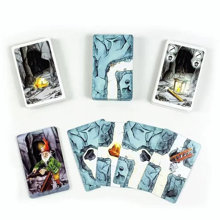 Jeu de société cartes minière aventure nains or Halloween Noël UOSO multicolore occasions spéciales enfants adultes famille parties stratégies logiques résolutions problèmes moments partage